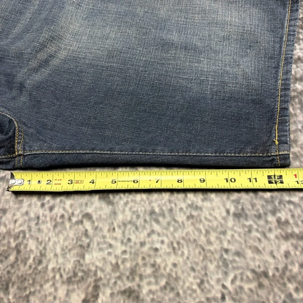 Levi's 569 Jorts Mens 42 Blue Baggy Wide Leg Grunge Skater Denim Shorts